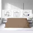 thumbnail image 3 of Kotton Culture 600 TC 100% Egyptian Cotton Duvet Cover (Taupe, Queen/Full, 3 Piece Set), 3 of 4