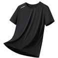 thumbnail image 3 of MuXiKeJi Clothes Quick Dry Ice Athletic Silk T-Shirts for Men, Athletic Short Sleeve Moisture Wicking Tee for Running,Training （1 Piece）, 3 of 8