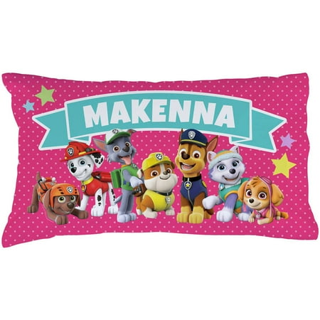 Personalized PAW Patrol Pillowcase