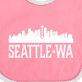 thumbnail image 4 of Inktastic Seattle Washington Skyline WA Cities Boys or Girls Baby Bib, 4 of 4
