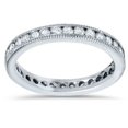 thumbnail image 1 of 1ct Channel Set Diamond Eternity Ring 14K White Gold, 1 of 3