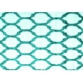 thumbnail image 1 of Ahgly Company Machine Washable Indoor Rectangle Trellis Turquoise Blue Contemporary Area Rugs, 7' x 10', 1 of 4