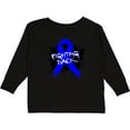 thumbnail image 3 of Inktastic Colon Cancer Fighting Back Boys or Girls Long Sleeve Toddler T-Shirt, 3 of 5