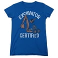 thumbnail image 4 of Blippi Excavator Certified Women's T Shirt, Royal, X-Large, 4 of 4