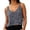 Grey, variant on Casual Knit Sleeveless Tank Top for with Hollow Out Design Lightweight Knit Vest for Summer Wear Relaxed Fit Breathable Sleeveless Knitwear Athletic Crop All Lace Tops for Women Shirt Back Support