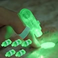 thumbnail image 6 of Finger Lights 5 Pack | LED Luminous Novelty Toys for Kids & Adults – Multicolor Red Blue Green White | Elastic Bands | Party Favors | Birthday Halloween Christmas Gifts | Easy On-Off | 4x1.5cm, 6 of 6