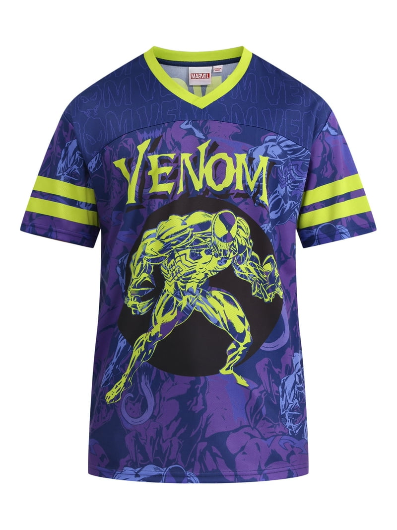 Marvel Venom Graphic Soccer Jersey - Sizes XS-3XL - Walmart.com
