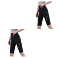 thumbnail image 2 of Qarigey Pantalón de Yoga de nailon para mujer, repuesto de cintura alta, transpirable, absorbente de sudor, para culturismo, pantalones cortos Type9 NO9, 2 of 6