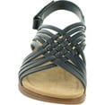 thumbnail image 3 of Easy Spirit Womens Mar Woven Leather Flat Sandals, 3 of 4