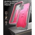 thumbnail image 5 of Poetic Revolution Case for Moto G Stylus (2021), Heavy Duty Full Body Cover with Kickstand, Pink, 5 of 6
