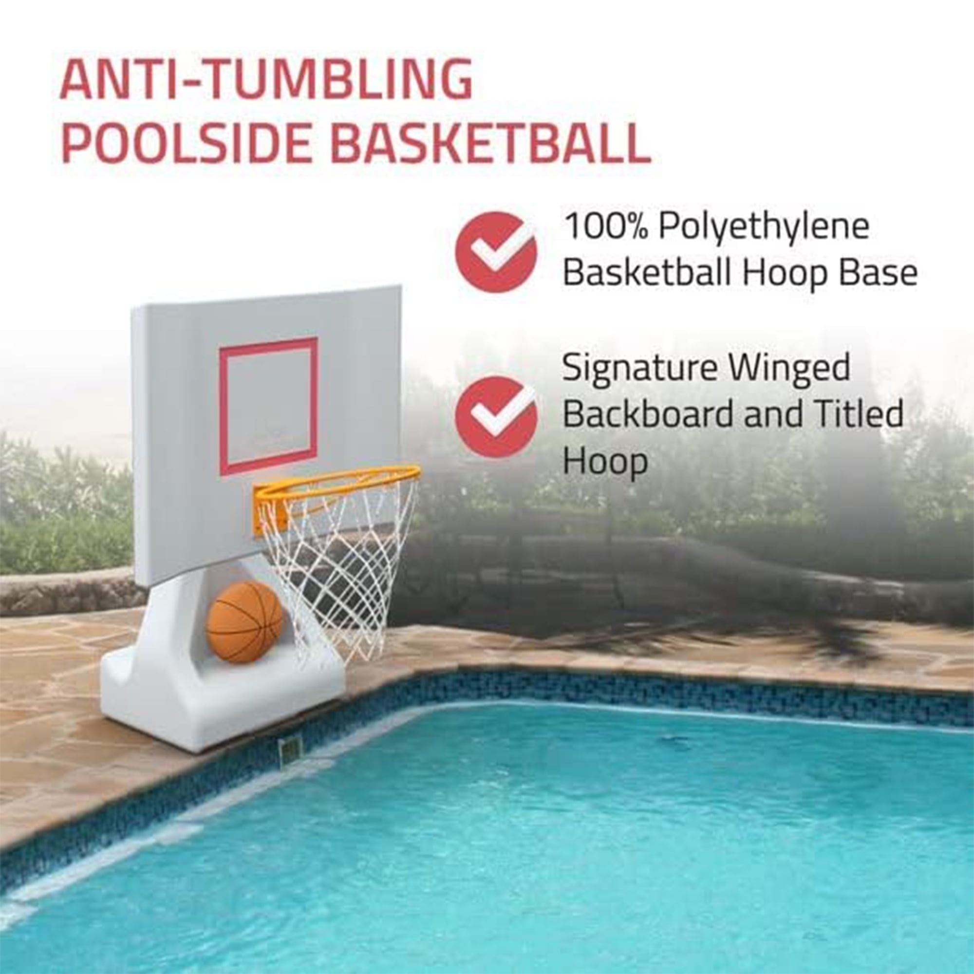 Good Ideas Pool Shot Rock the House Poolside Freestanding Basketball Hoop