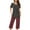 Red, variant on yievot Womens Capri Pajama Sets Short Sleeve Top and Capri Pant Set Soft Sleepwear Printed 2 Piece Lounge Sets