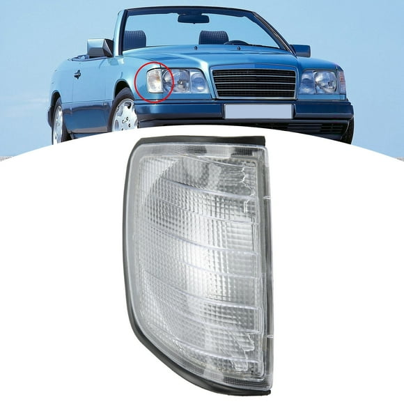 Luz de esquina para coche, combinación perfecta 2BA004693031, repuesto para Clase E W124 1984 1995, blanca, derecha, 1248260143 Jadeshay A