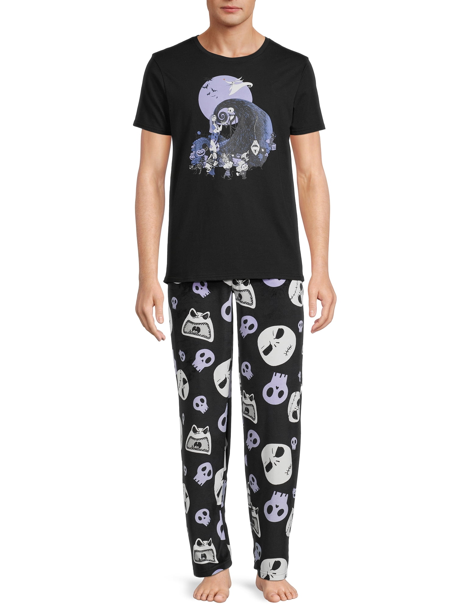 Disney Men's Nightmare Before Christmas Sleep Set, 2-Piece
