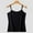 Black, variant on Womens Sleep Tank Top Sleeveless Pajamas Shirt Solid Color Adjustable Strap Camisole