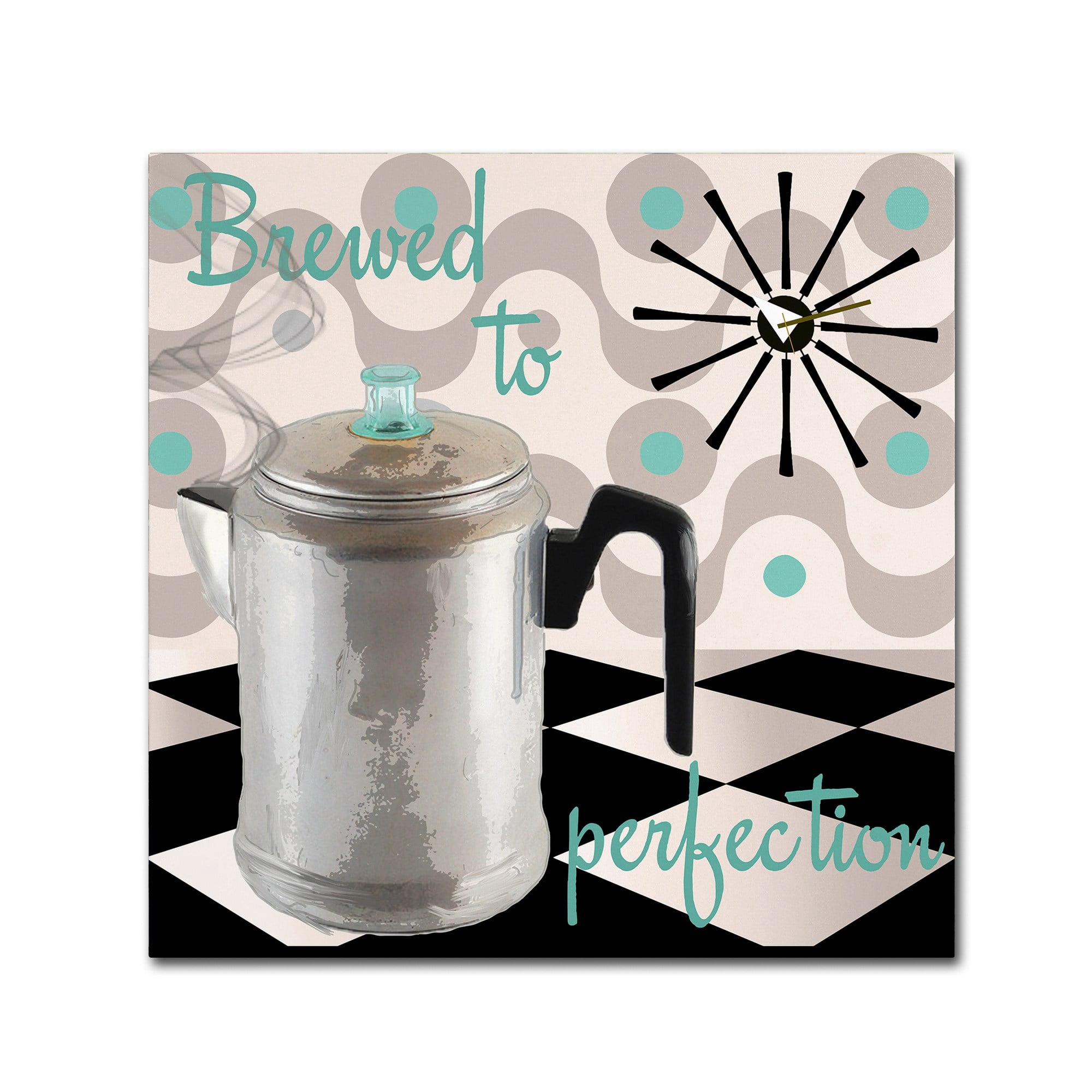 Trademark Fine Art "Fifties Kitchen V" Canvas Art by Color Bakery