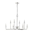thumbnail image 4 of Millennium Lighting  Marceline 8/10 Chandelier Ceiling Light 8 - Polished Nickel, 4 of 6
