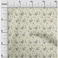 thumbnail image 2 of oneOone Velvet Light Yellow Fabric Floral Craft Projects Decor Fabric Printed By The Yard 58 Inch Wide, 2 of 4