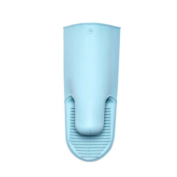 Silicona con aislamiento térmico, guante de cocina grueso para hornear, guante antideslizante para horno microondas, verde 1 par Inevent HA005292-02