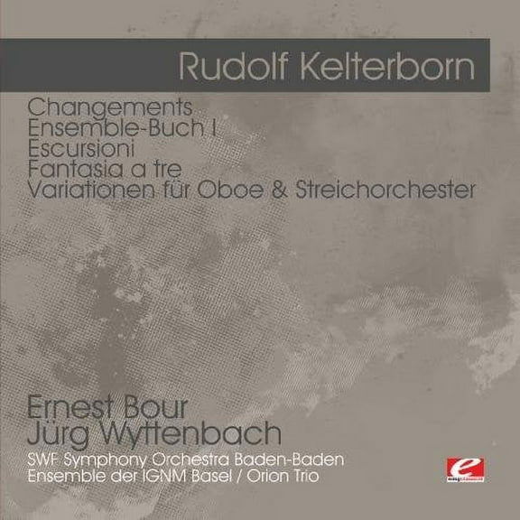 J RG Wyttenbach - Changements - Ensemble-Buch I - Electronica - CD