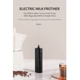 thumbnail image 2 of Milk Frother Electric Handheld Foam Maker - Stainless Steel Battery Operated Coffee Whisk for Latte, Cappuccino, Hot Chocolate & Matcha - Instant Creamy Foam, 2 of 4