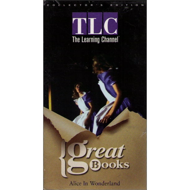 TLC The Learning Channel Great Books Series Alice In Wonderland VHS