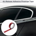 thumbnail image 2 of Unique Bargains 1 Roll Universal Air-Release Adhesive Pinstripe Tape Holographic Red 0.87"x164.04ft, 2 of 6