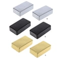 thumbnail image 4 of keepw Pack of 2 Electric Guitar Pickup Covers  Dust Proof Case Box Protector Musical Instrument Replacement Spare Parts Accessories Gold, 4 of 6