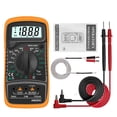 thumbnail image 1 of Multimètre Numérique Ammètre CA/CC Volt Ohm Multimètre Testeur avec Thermocouple Rétroéclairage LCD Portable, Largement Utilisé, 1 of 6