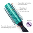 thumbnail image 5 of Perfehair Round Hair Brush Blow Drying Curling Hairbrush with Nylon Bristles, 1.9 inch, 5 of 5