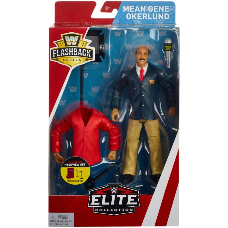 WWE Flashback Series Mean Gene Okerlund Elite Collection Action