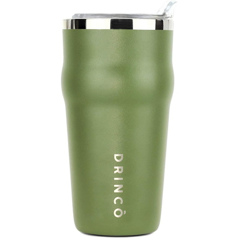 Stainless Steel Double Wall Vacuum Insulated Tumbler 20oz - With Straw -  Drinco, Inc.