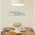 thumbnail image 2 of LifeSong Milestones Inspirational Modern Wooden Wall Hanging Plaque 10x40 - Start Each Day, 2 of 8
