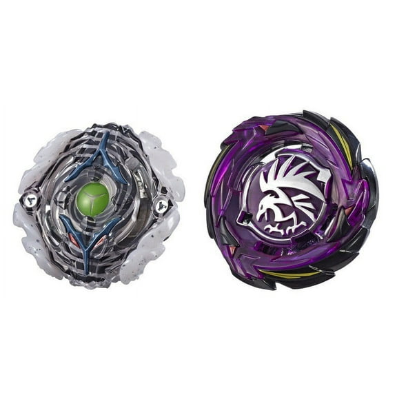 Beyblade Burst Turbo Slingshot Morrigna M4 and Tornado-X Yegdrion Y4 Battling Top Set (2 Count) Kids Toy for Boys and Girls
