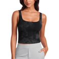 thumbnail image 1 of Remera CRZ YOGA Butterluxe Cuello Cuadrado Ajustada Negra M, 1 of 6