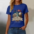 thumbnail image 5 of Leey-World 250 Anniversary USA 250th American Flag Patriotic 250 Years T-Shirt 250th Anniversary Usa Shirt V Neck(Blue,2XL), 5 of 8