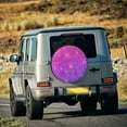 thumbnail image 6 of Kdxio Spare Tire Cover for RV Trailer, Waterproof Wheel Cover,Camper Spare Tire Cover Fit for Rv SUV Truck Travel Trailer 14 inch-Pink Purple Glitter, 6 of 8