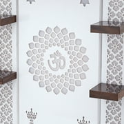 Customized Wooden Mandir For Home|Temple Home|Pooja Mandir|Wall Hanging & Table Top Home Mandir with LED Lights /Puja Chowki/Mandir For Home