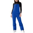 thumbnail image 3 of Snow Bibs Women Insulated Waterproof Bib Overalls Snowboarding Athletic Pants Color Blue Size S, 3 of 8