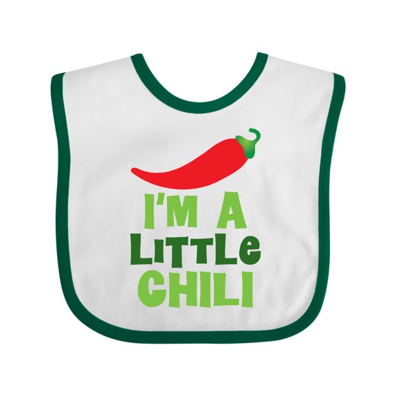 Inktastic Funny Chili for Baby Girl Boy Boys or Girls Baby Bib