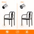 thumbnail image 5 of 6Pcs Inserts for Round Tubes with M8 Thread, for 32mm/1.26" OD Round Tube, Round Black Plastic Plug Caster Insert Chair, 5 of 7