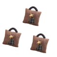 thumbnail image 3 of 3 piezas de almohadas navideñas de peluche con bolsillo de almacenamiento, bonito adorno navideño, cojín cuadrado para el hogar, la oficina, el Árbol de Navidad, 3 of 8