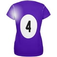 thumbnail image 2 of Halloween Billiard Pool Ball Four Costume Womens T Shirt Multi X-LG, 2 of 2