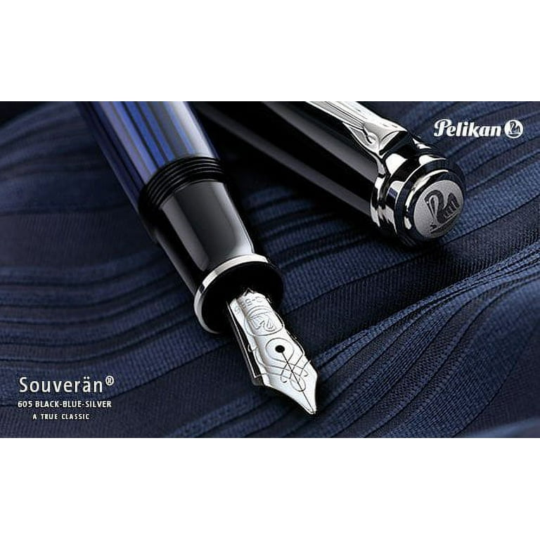 Scriveiner Classic Midnight Blue Lacquer fountain Pen - Medium Nib