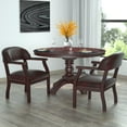 thumbnail image 5 of Boss Office Products Burgundy Ivy League Executive Captains Chair, 5 of 9