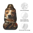 thumbnail image 4 of Fotbe Modern Cute Dog Funda para Asiento de Auto con Estampado – Impermeable y Antisudor – Ajuste Universal, Lavable a Máquina, Antideslizante (1 Pieza), 4 of 5