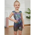 thumbnail image 2 of 2-8 Years Gymnastics Leotards for Girls Sparkly Biketards Unitards Athletic Tumbling Outfit, 2 of 6
