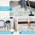 thumbnail image 5 of ASPILLOW 7x10 Large Washable Area Rug, Soft Low Pile Stain-resistant and Non-slip Bohemian Carpet for Home decor Living Room Dining Room Bedroom Den,Gray, 5 of 7