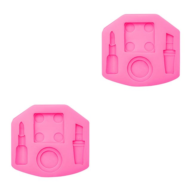 Moldes de silicona Vogacara molde para hornear pasteles herramienta para hornear cosméticos Tipo 3 2piezas