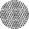 thumbnail image 1 of Ahgly Company Indoor Round Patterned Smokey Gray Area Rugs, 4' Round, 1 of 6
